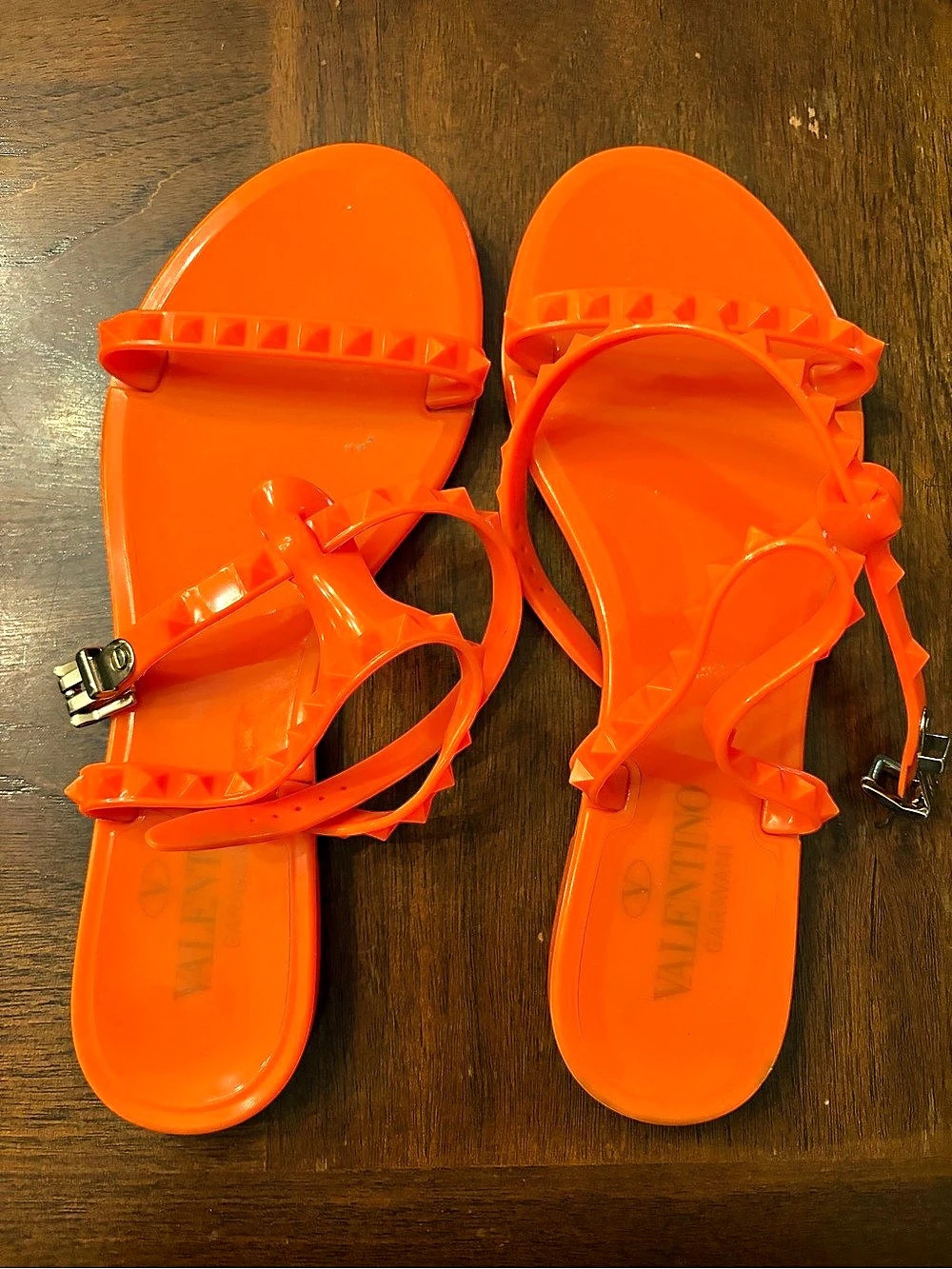 Valentino Orange Sandals EU 37